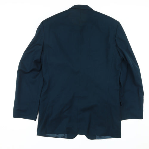 Marks and Spencer Men's Blue Blazer, Size 38R, Wool Cashmere