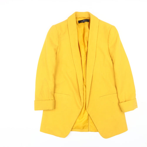 Next Women's Yellow Blazer Size 8 Regular Fit
