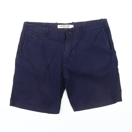 Lacoste Men's Blue Classic Chino Shorts Size 36