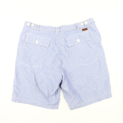 Penfield Men's Blue L Chino Shorts with Pockets