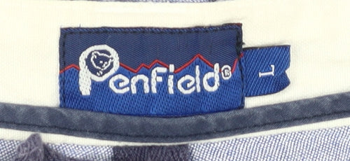 Penfield Men's Blue L Chino Shorts with Pockets