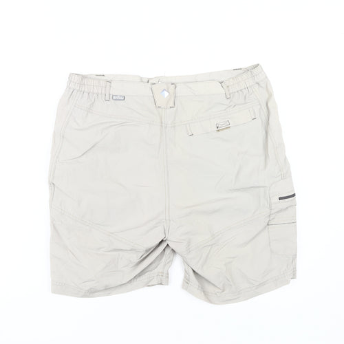 Regatta Beige Men's Cargo Shorts Size 34 Elastic Waist