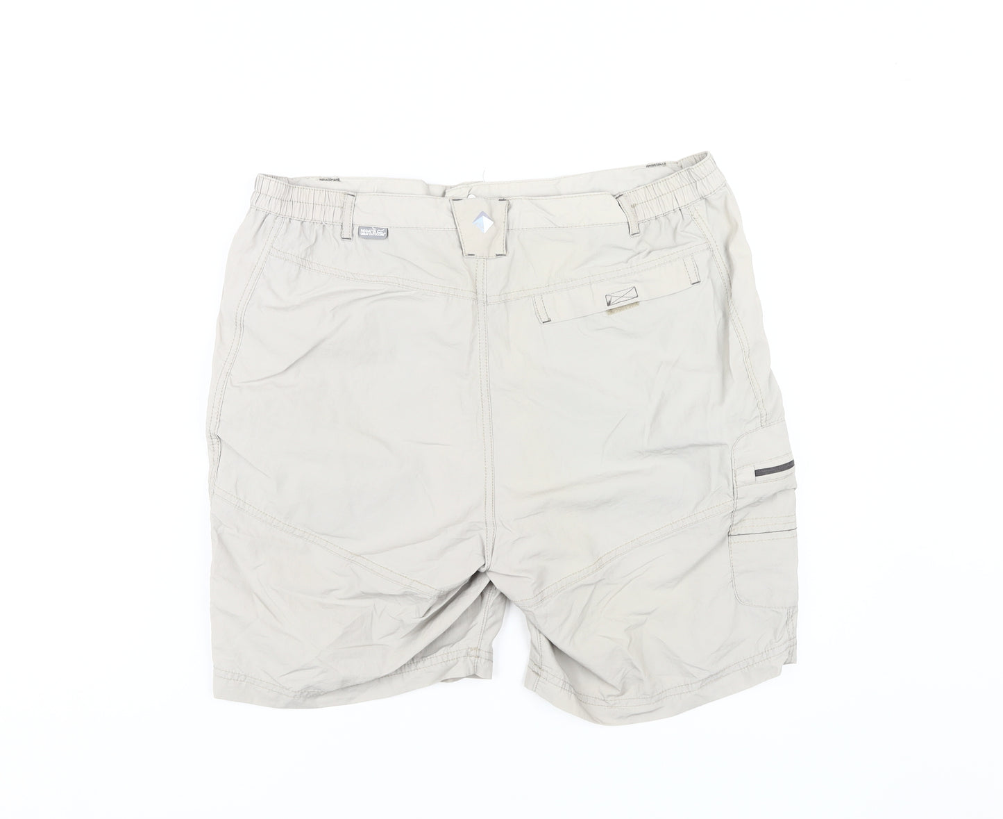 Regatta Beige Men's Cargo Shorts Size 34 Elastic Waist