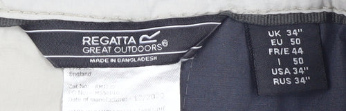 Regatta Beige Men's Cargo Shorts Size 34 Elastic Waist