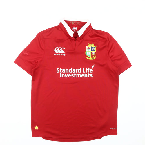 Canterbury Men's Red Rugby Jersey XL
