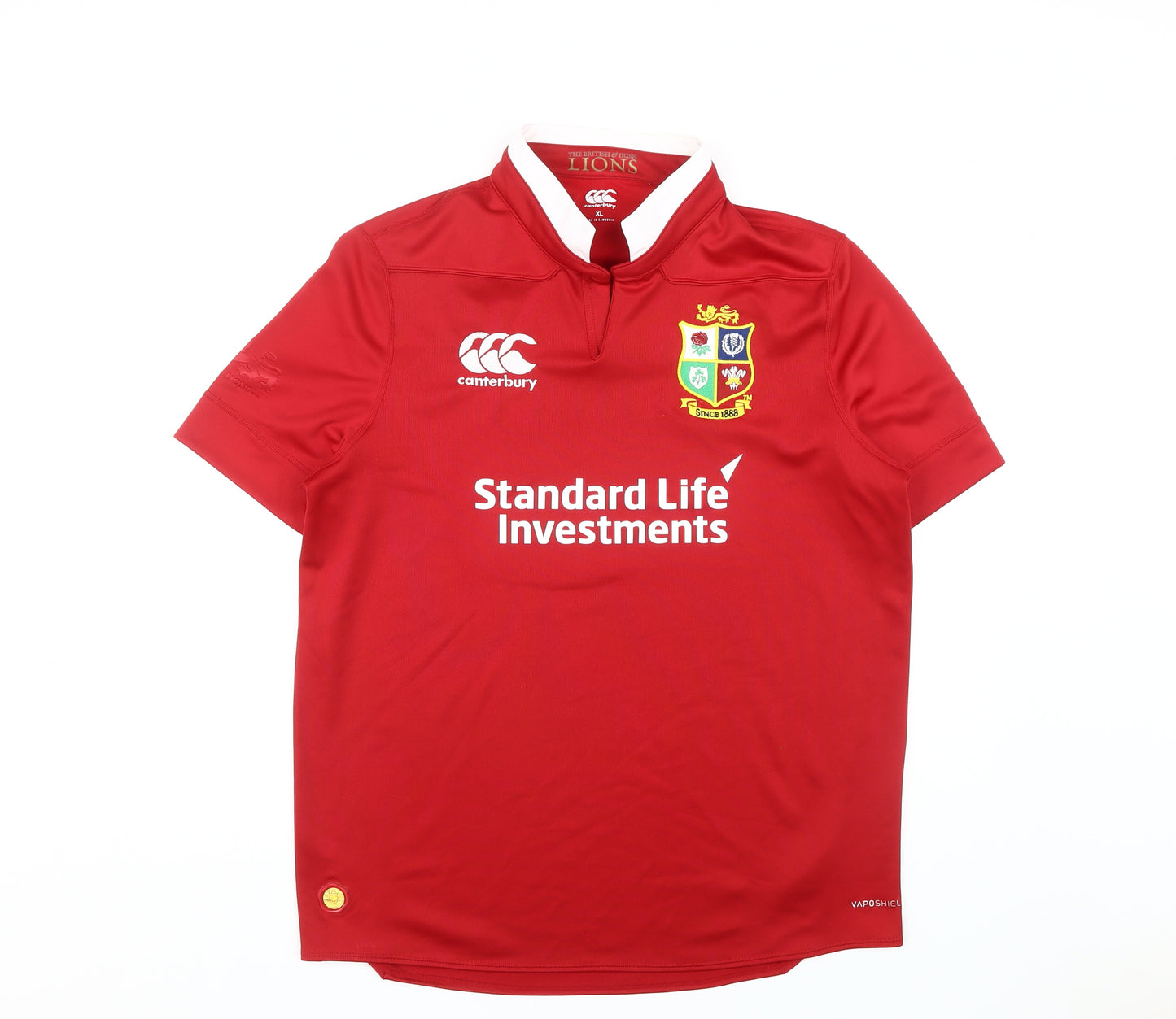 Canterbury Men's Red Rugby Jersey XL