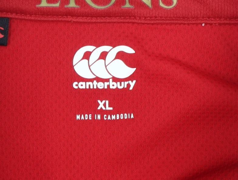 Canterbury Men's Red Rugby Jersey XL