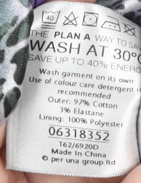 Per Una Women's Purple Mid-Length Jacket Size 16