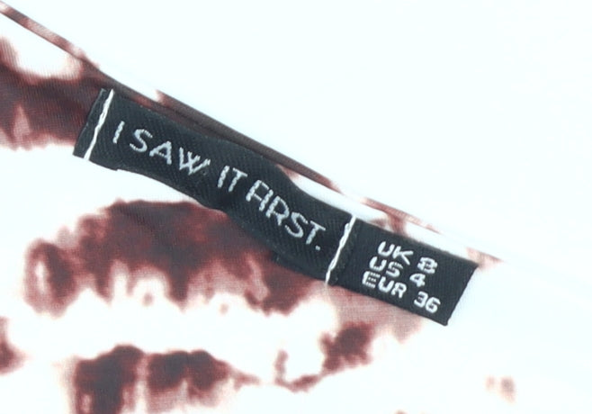 I Saw It First Women's 8 Multicoloured Bodycon Mini Dress