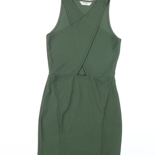 Miss Selfridge Green Petite Bodycon Dress