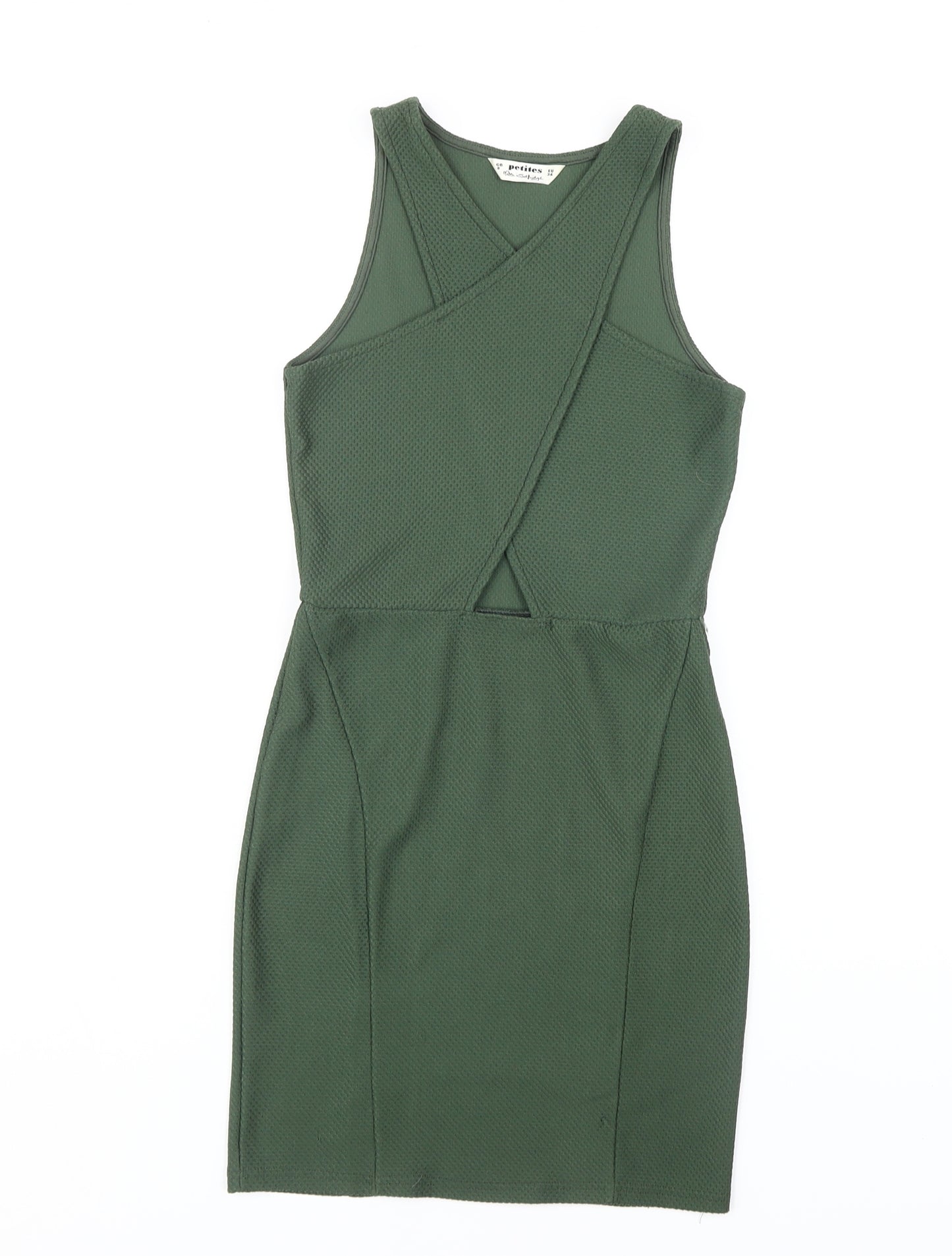 Miss Selfridge Green Petite Bodycon Dress