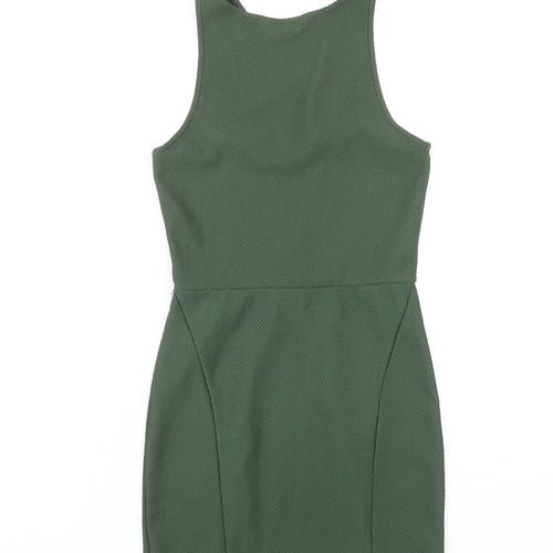 Miss Selfridge Green Petite Bodycon Dress