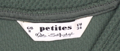 Miss Selfridge Green Petite Bodycon Dress