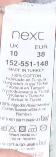 Next Women's Multicoloured Animal Print Top Size 10