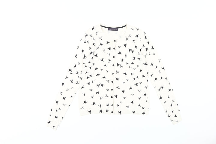 Marks and Spencer Women's Ivory Cardigan, Size 8
