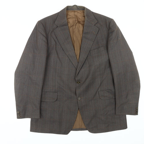 Magee Men’s Brown Regular Fit Blazer 44R