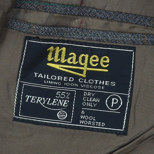 Magee Men’s Brown Regular Fit Blazer 44R