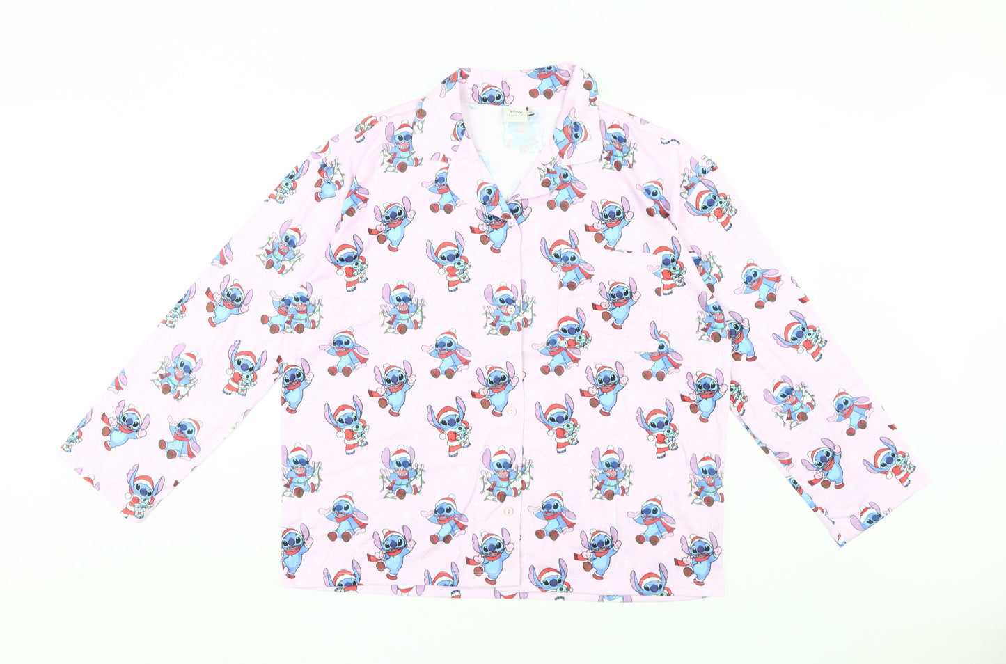 Skinny Dip Disney Stitch Pink Women’s Pyjama Top M
