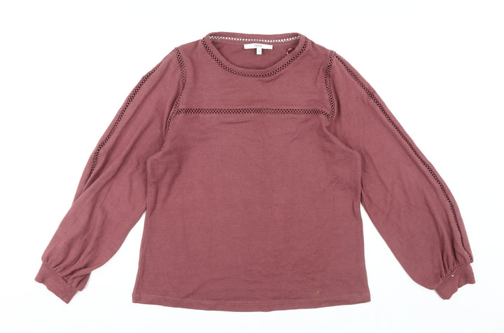 Next Women Purple Long Sleeve Top Size 14