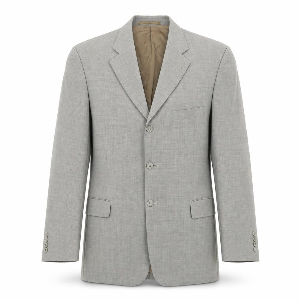 Front view of Daniel Hechter Men's Grey Blazer Jacket, size 40R
