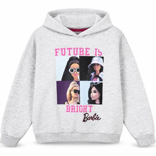 George Girls Grey Barbie Pullover Hoodie 11-12 Years