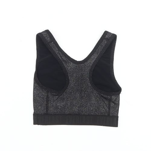Everlast Girls Black Athletic Tank 7-8 Years, Sporty Stretch Top