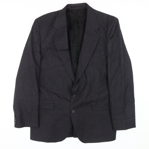 Centaur Men's Grey Wool Blazer - 42 Regular