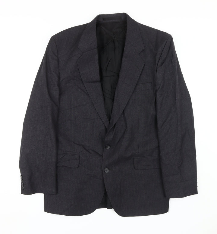 Centaur Men's Grey Wool Blazer - 42 Regular