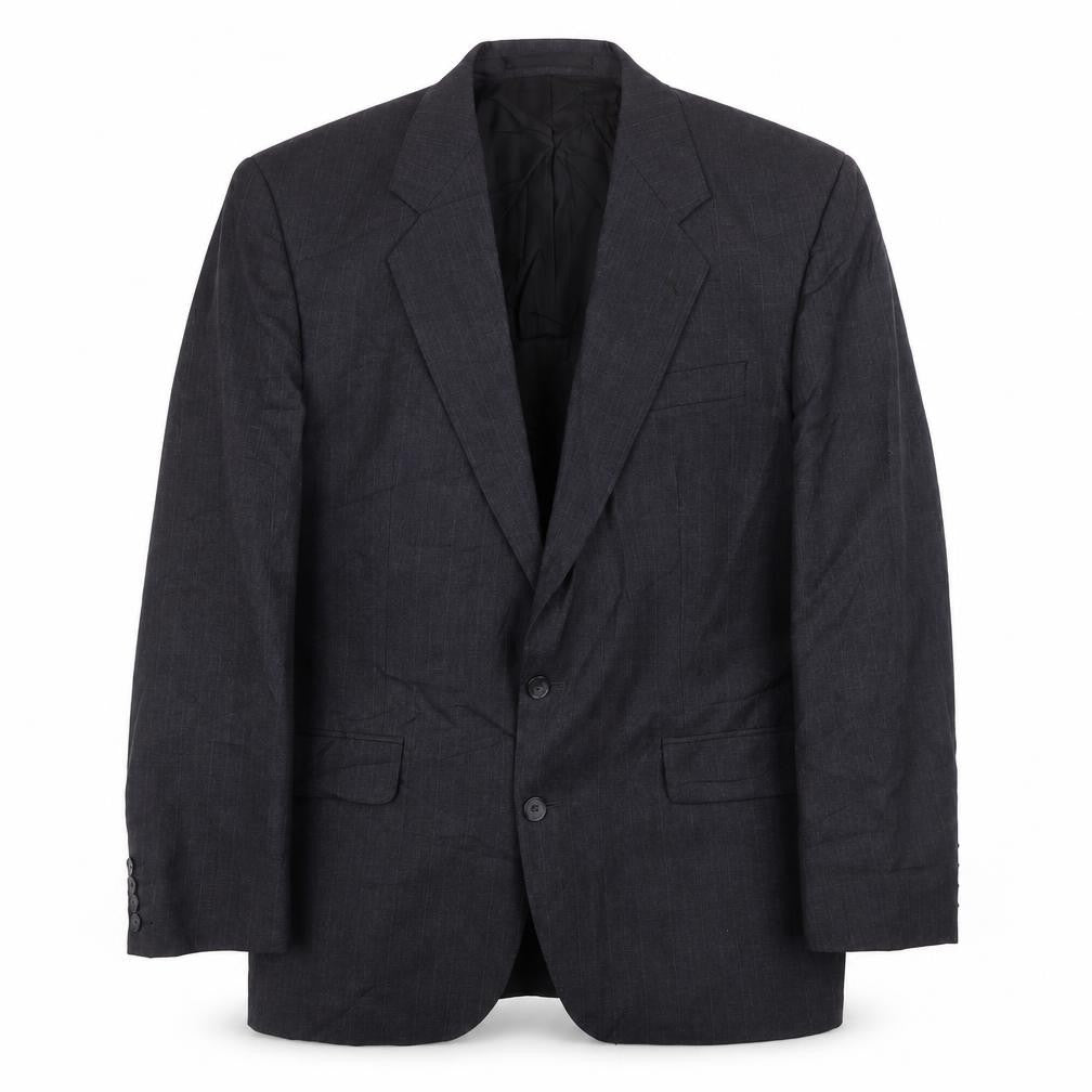 Front view of Centaur Men's Grey Wool Blazer - 42 Regular