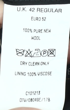 Centaur Men's Grey Wool Blazer - 42 Regular