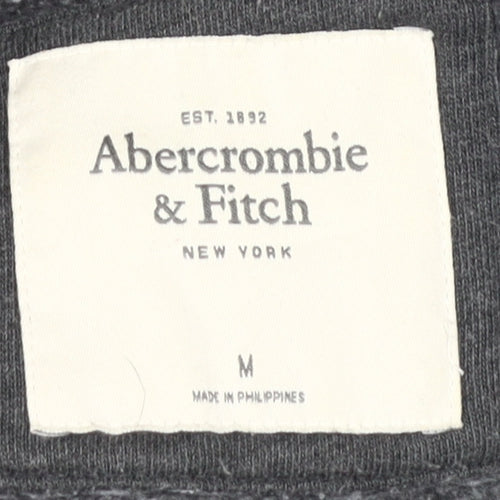 Abercrombie & Fitch Women's Grey Full Zip Hoodie M