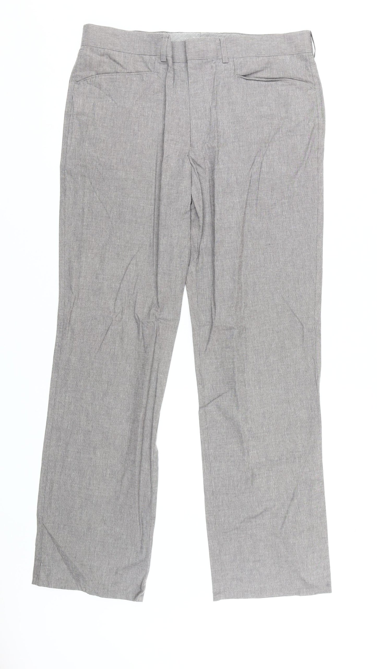 Designers at Debenhams Men's Grey Trousers 34R Cotton