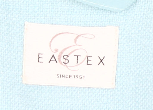 Eastex Women’s Blue Blazer Size 10 Button Collared