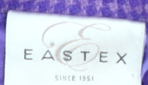 Eastex Women's Purple Check Pencil Skirt Size 16