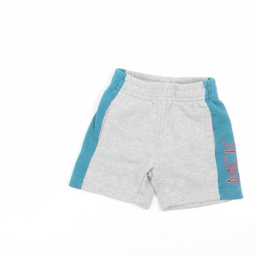 McKenzie Boys Grey Athletic Shorts, Size 4-5 Years