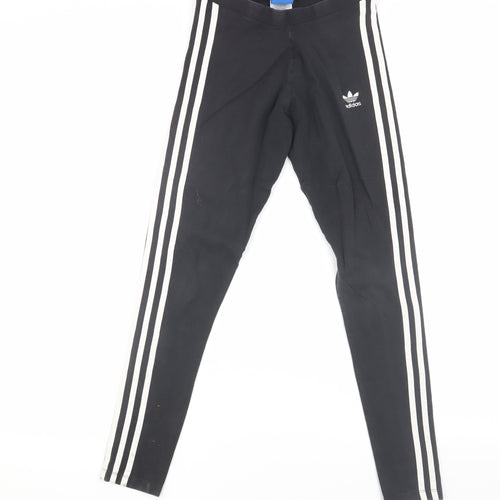 Adidas Women's Black Leggings Size 6 - Activewear