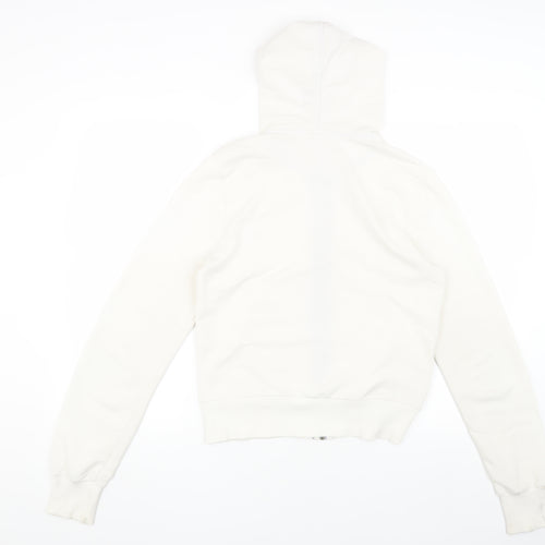 Puma Women's White Full Zip Hoodie Size 12
