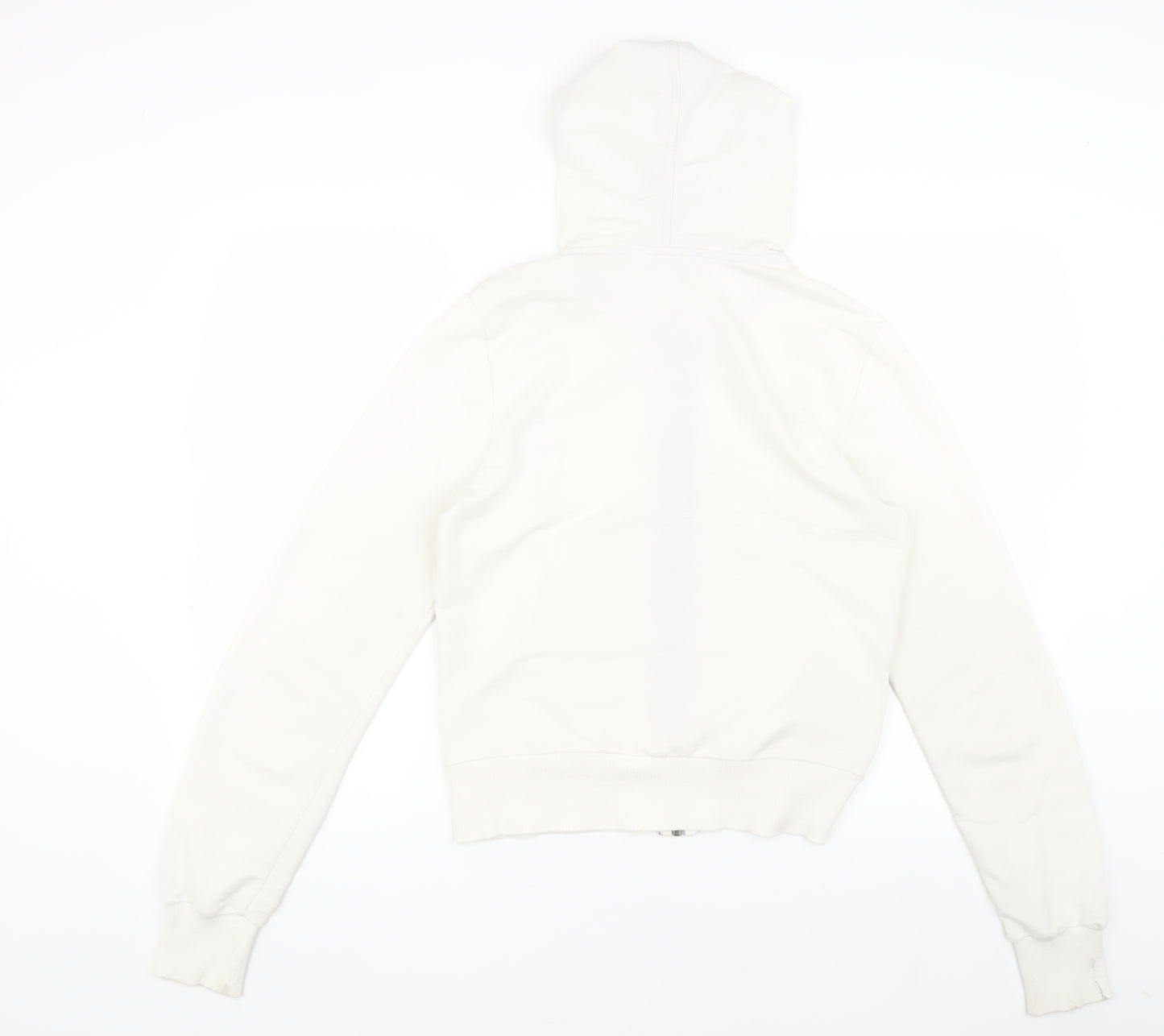 Puma Women's White Full Zip Hoodie Size 12