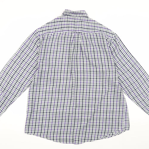 James Pringle Men's XL Checkered Long Sleeve Shirt