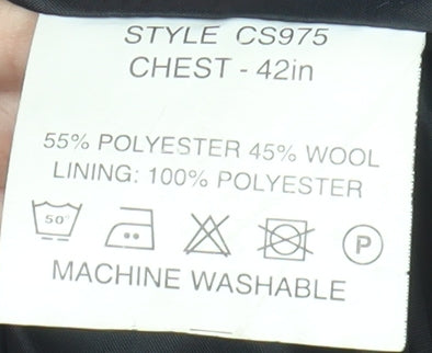 Clifford James Men's Blue Blazer, Size 42, Formal Jacket