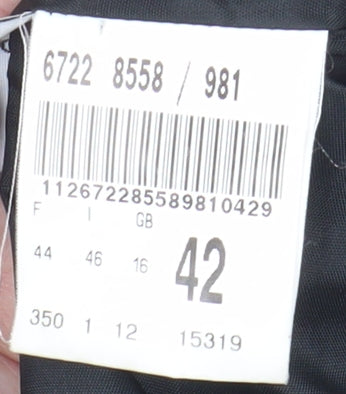 Betty Barclay Women's Black White Check Blazer Size 14