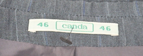 C&A Men's Grey Striped Blazer, Size 46