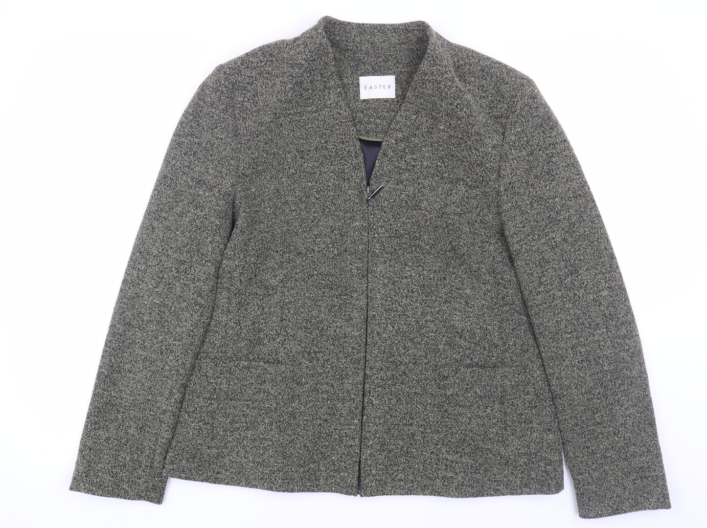 Eastex Women's Grey Polyester Viscose Jacket Size 14