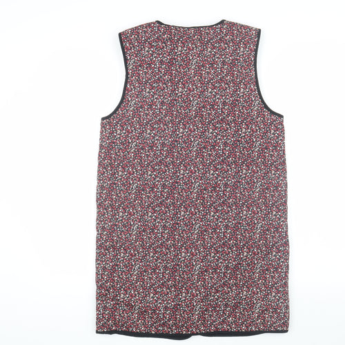 Jacqueline de Yong Women's Black Floral Waistcoat Size 6 UK