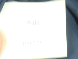 André Cori Men's Blue Blazer, 44 Regular Fit, Notch Lapel