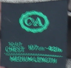 Canda Men's Grey Blazer Jacket, 42R Classic Business Style