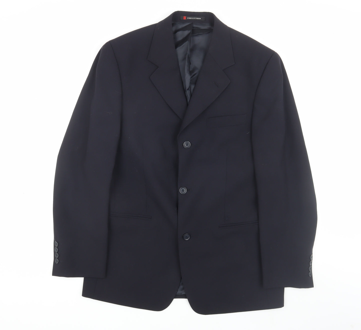 Ciro Citterio Men's Blue Blazer, 38R, Classic Style