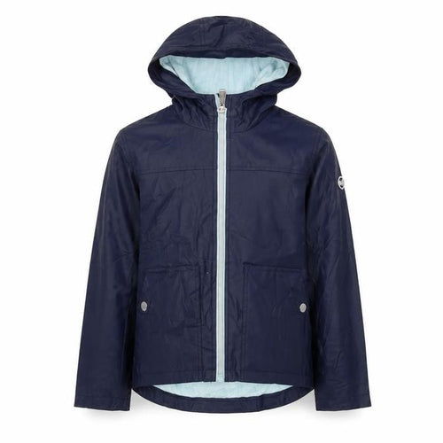 Michael Kors Girls Blue Hooded Rain Coat 6-7 Years