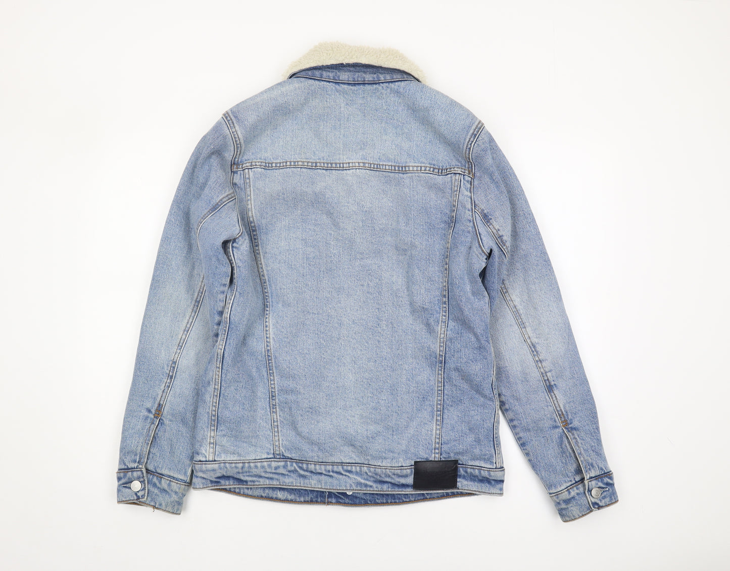 Abercrombie & Fitch Men's Blue Denim Jacket S