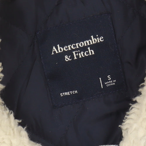 Abercrombie & Fitch Men's Blue Denim Jacket S